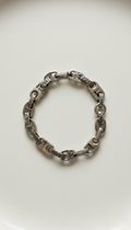 Repurposed Silver Link Bracelet