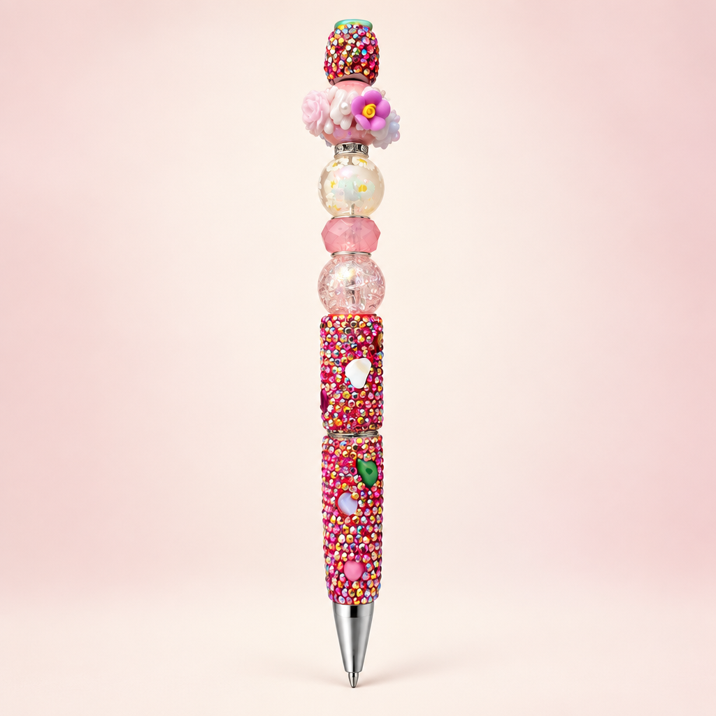 Sparkling Red Rose Pen