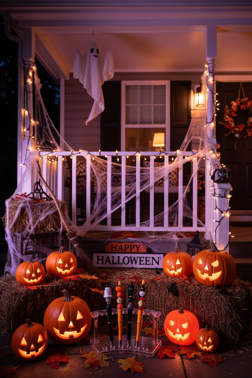 Halloween Pen Collection - Porch Background