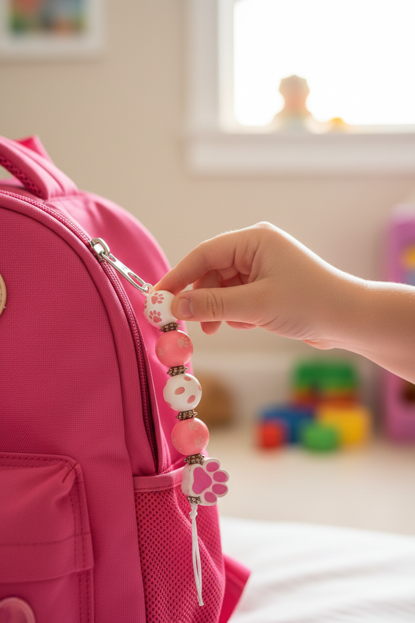 Pink Zipper Pull lifestyle mockup