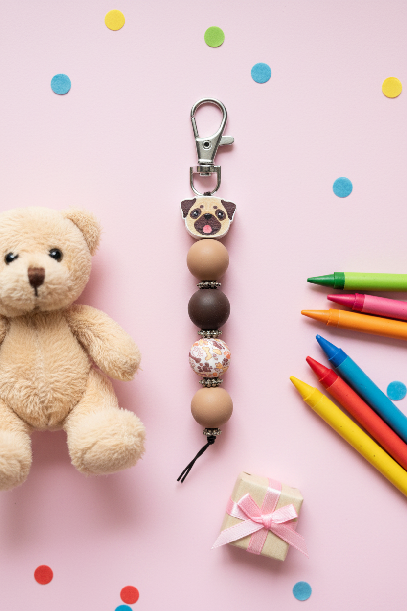 Puppy Zipper Helper playful styled mockup