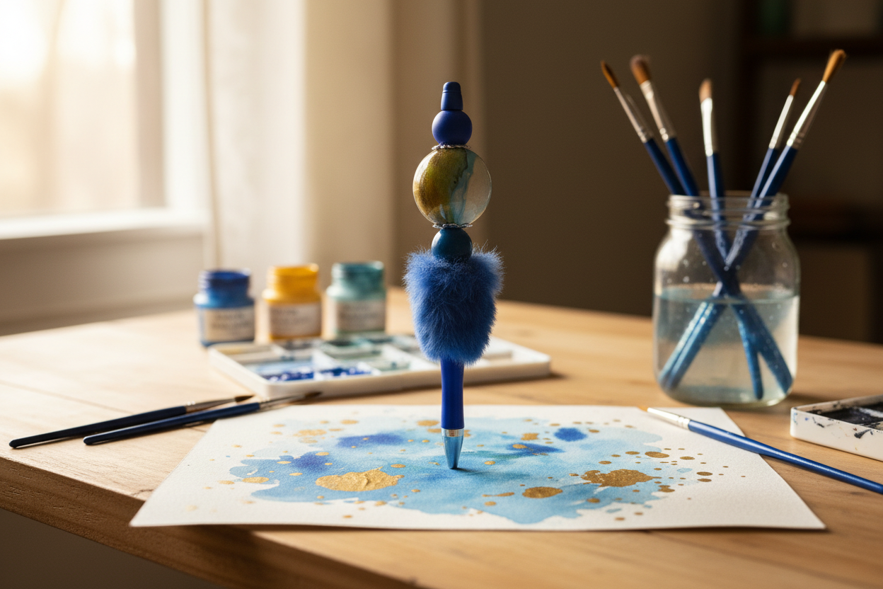 Watercolour Art Desk Background